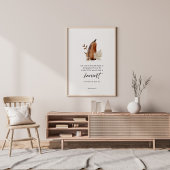 "Galatians 6:9 - Ernte der Patientin Mauer Kunst Poster