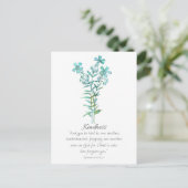 Galatians Fruit of the Spirit Kindness Scripture Postkarte (Stehend Vorderseite)