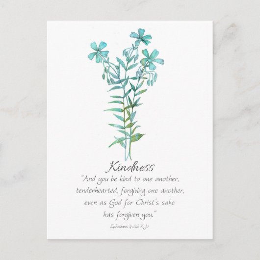 Galatians Fruit of the Spirit Kindness Scripture Postkarte (Vorderseite)