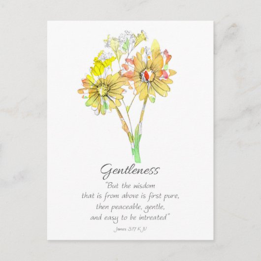 Galatians Fruit of the Spirit Scripture Prayer Postkarte (Vorderseite)