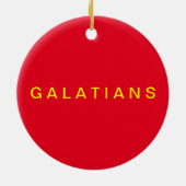 Galatians - Luis Saez Keramik Ornament (Hinten)