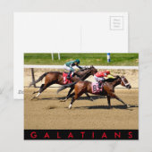 Galatians - Luis Saez Postkarte (Vorne/Hinten)