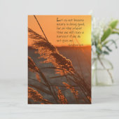 Galatians Sunset 5 x 7 Grußkarte Dankeskarte (Stehend Vorderseite)