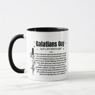 GALATIANS-TYP 11oz Zweifarbiges Kaffee Tasse