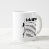 GALATIANS-TYP Christlich Jumbo-Tasse (Vorderseite Rechts)