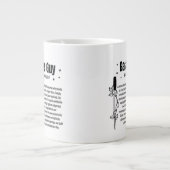 GALATIANS-TYP Christlich Jumbo-Tasse (Vorderseite)