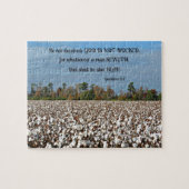 Galationen 6:7 Sei nicht getäuscht, Gott ist nicht Puzzle (Horizontal)