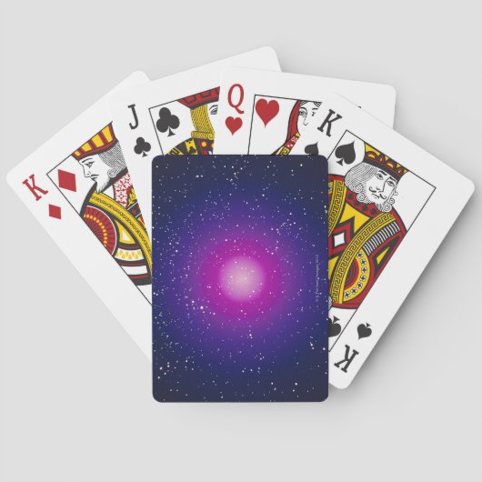 Galaxie 3 spielkarten (Rückseite)
