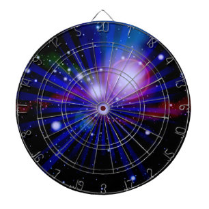 Galaxie abstrakt 6 dartscheibe