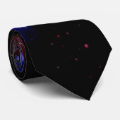 Galaxie Abstrakt Art 2 Krawatte (Gerollt)