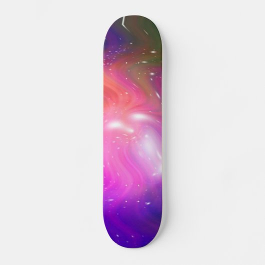 Galaxie Abstrakt Art 8 Skateboard (Vorderseite)