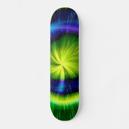 Galaxie Abstrakte Kunst 2 Skateboard (Vorderseite)
