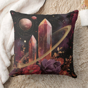 Galaxie Amethyst Sternenfeld Kosmisches Muster Kissen