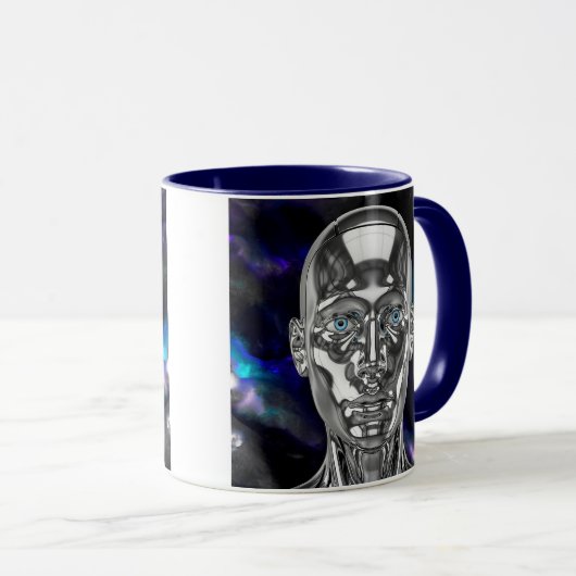 Galaxie-Android Tasse (VorderseiteRechts)