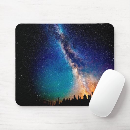 Galaxie-Ansicht-Mausunterlage Mousepad (Mit Mouse)