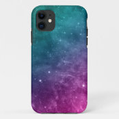 Galaxie Rosa Blaues Grun Aquamariner Iphone Hulle Zazzle De