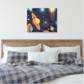 Galaxie Art Leinwanddruck (Insitu (Schlafzimmer))