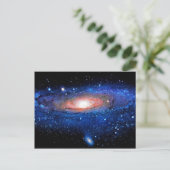 Galaxie Art Postkarte (Stehend Vorderseite)