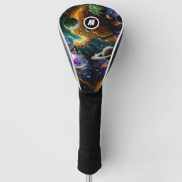 Galaxie Astronomie Golf Headcover