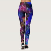 Galaxie Außennebel Leggings (Rückseite)