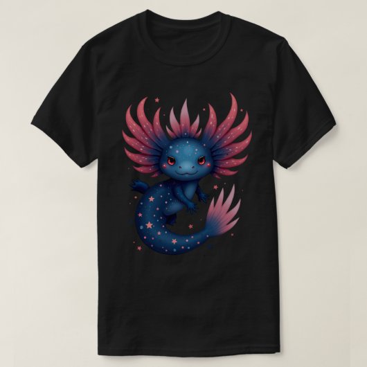 Galaxie Axolotl T-Shirt (Design vorne)