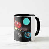 Galaxie-Bergbau-Wespe-Tasse Tasse (VorderseiteRechts)