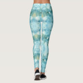 Galaxie-Blau-Aquarell Leggings (Rückseite)