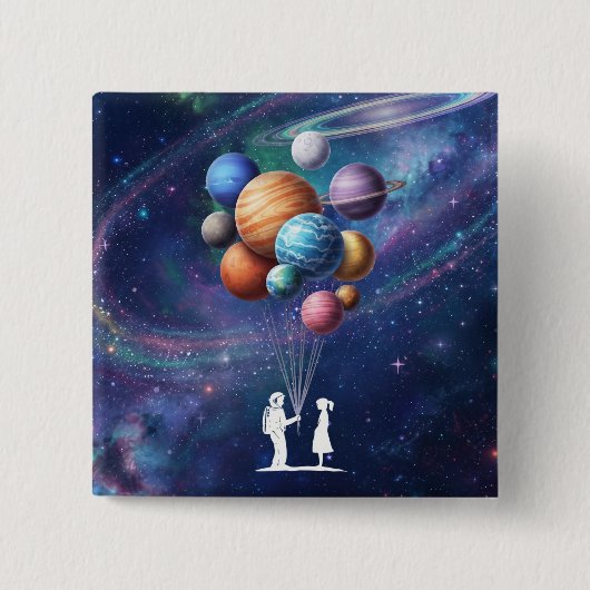 Galaxie Button (Vorderseite)