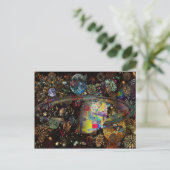 Galaxie der Collage Planets 2859b Postkarte (Stehend Vorderseite)