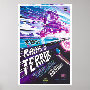 Galaxie der Horror-Print Regen des Schreckens Exop Poster