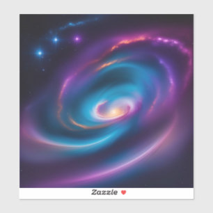 Galaxie der Sterne Aufkleber