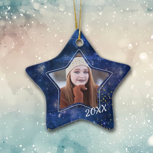 Galaxie der Sterne Graduate Foto Ornament