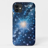 Galaxie der Sterne in der Raummonogramm Case-Mate iPhone Hülle (Rückseite)