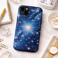 Galaxie der Sterne in der Raummonogramm
