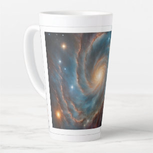 Galaxie-Design groß Milchtasse