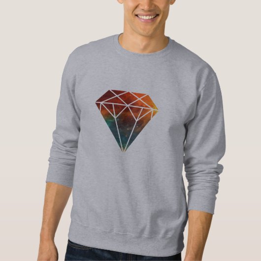 Galaxie-Diamant Sweatshirt (Vorderseite)