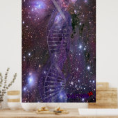Galaxie-DNA-Poster Poster (Küche)