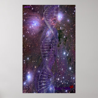 Galaxie-DNA-Poster Poster