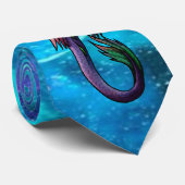 Galaxie-Drache Krawatte (Gerollt)