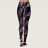 Galaxie-Druck-Katzen-gemusterte Leggings (Rückseite)