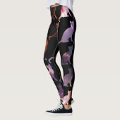 Galaxie-Druck-Katzen-gemusterte Leggings (Links)