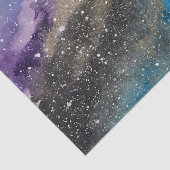 Galaxie-Druck-Weltraum-Aquarell-Seidenpapier Seidenpapier (Ausschnitt)