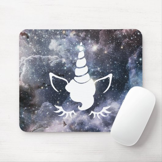 Galaxie-Einhorn Mousepad (Mit Mouse)