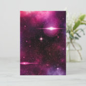 Galaxie Einladung (Stehend Vorderseite)