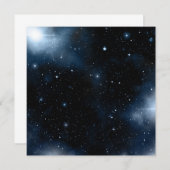 Galaxie Einladung (Vorne/Hinten)
