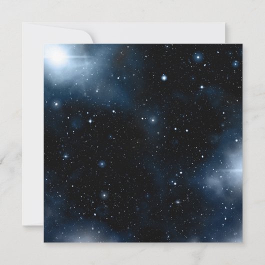 Galaxie Einladung (Vorderseite)