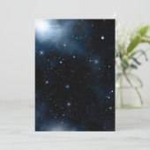 Galaxie Einladung (Stehend Vorderseite)