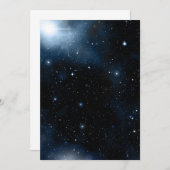 Galaxie Einladung (Vorne/Hinten)