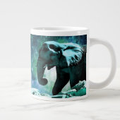 Galaxie Elefant des Planeten Pachyderm Jumbo-Tasse (Rechts)