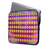 Galaxie Emojis Laptopschutzhülle (Vorderseite Links)